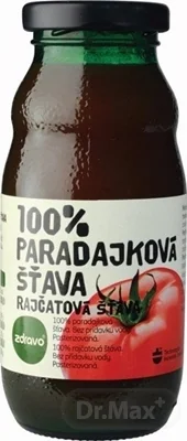Zdravo 100% PARADAJKOVÁ ŠŤAVA 1×200 ml, zeleninová šťava