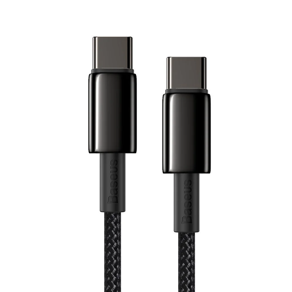Baseus Data kábel USB-C / USB-C PD QC 100W 5A 2m, čierny