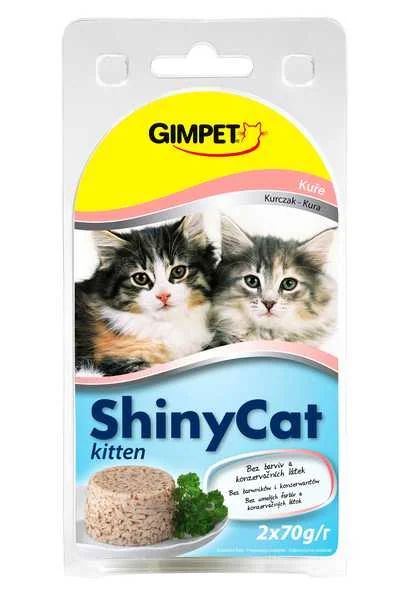 Shiny Cat konzerva Junior Kuracie 2×70g 2×70g