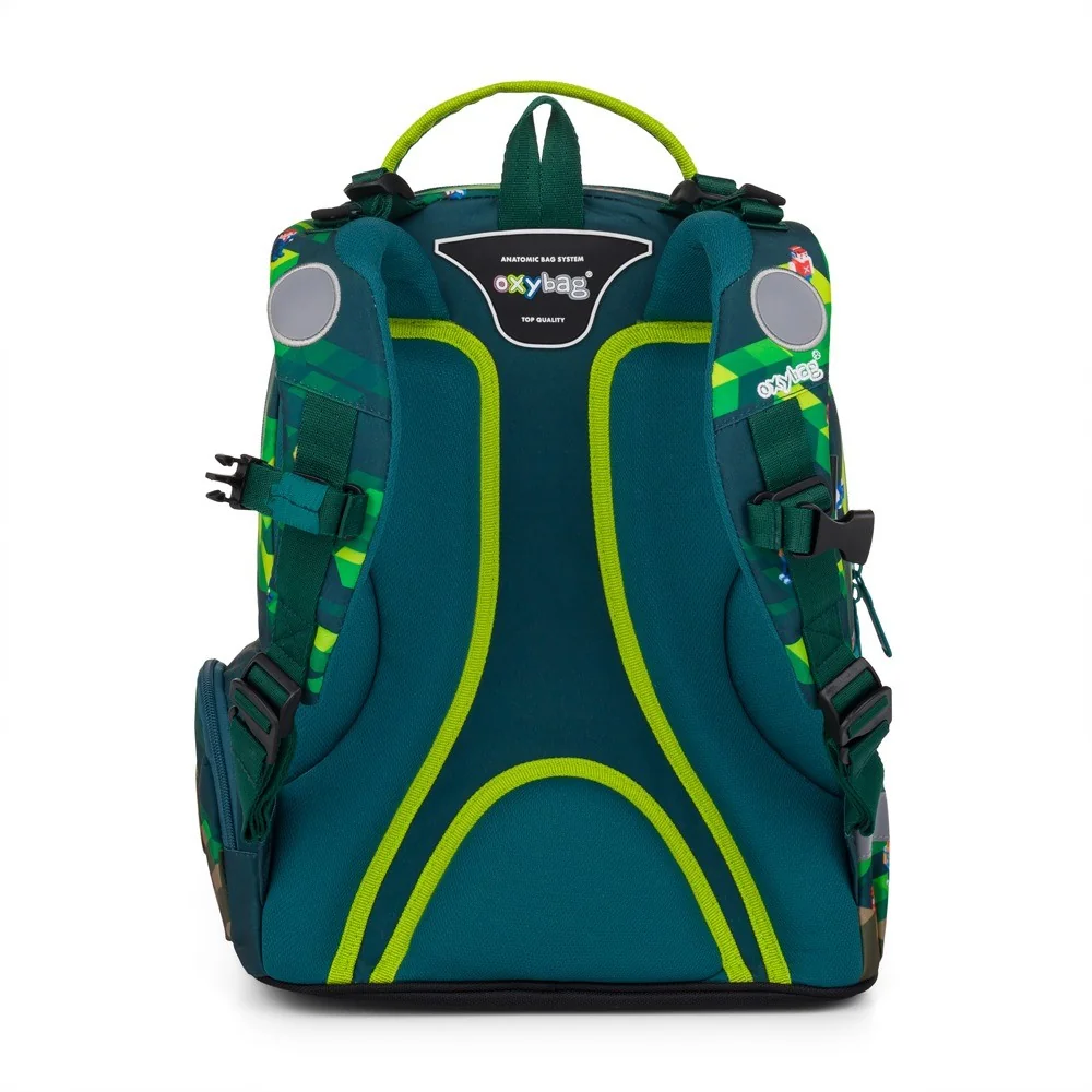 Školský batoh OXY GO Playworld Ergonomický, modrý