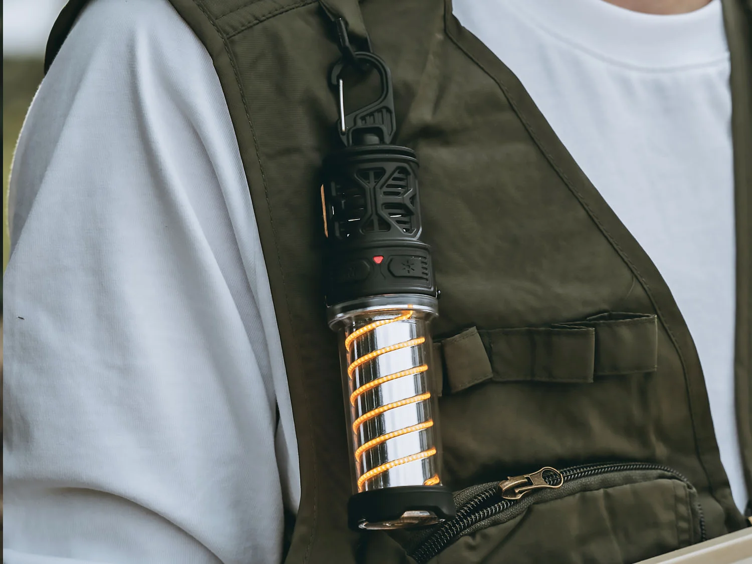 Repellent Stick Lamp Přenosný odpuzovač komárů se svítidlem