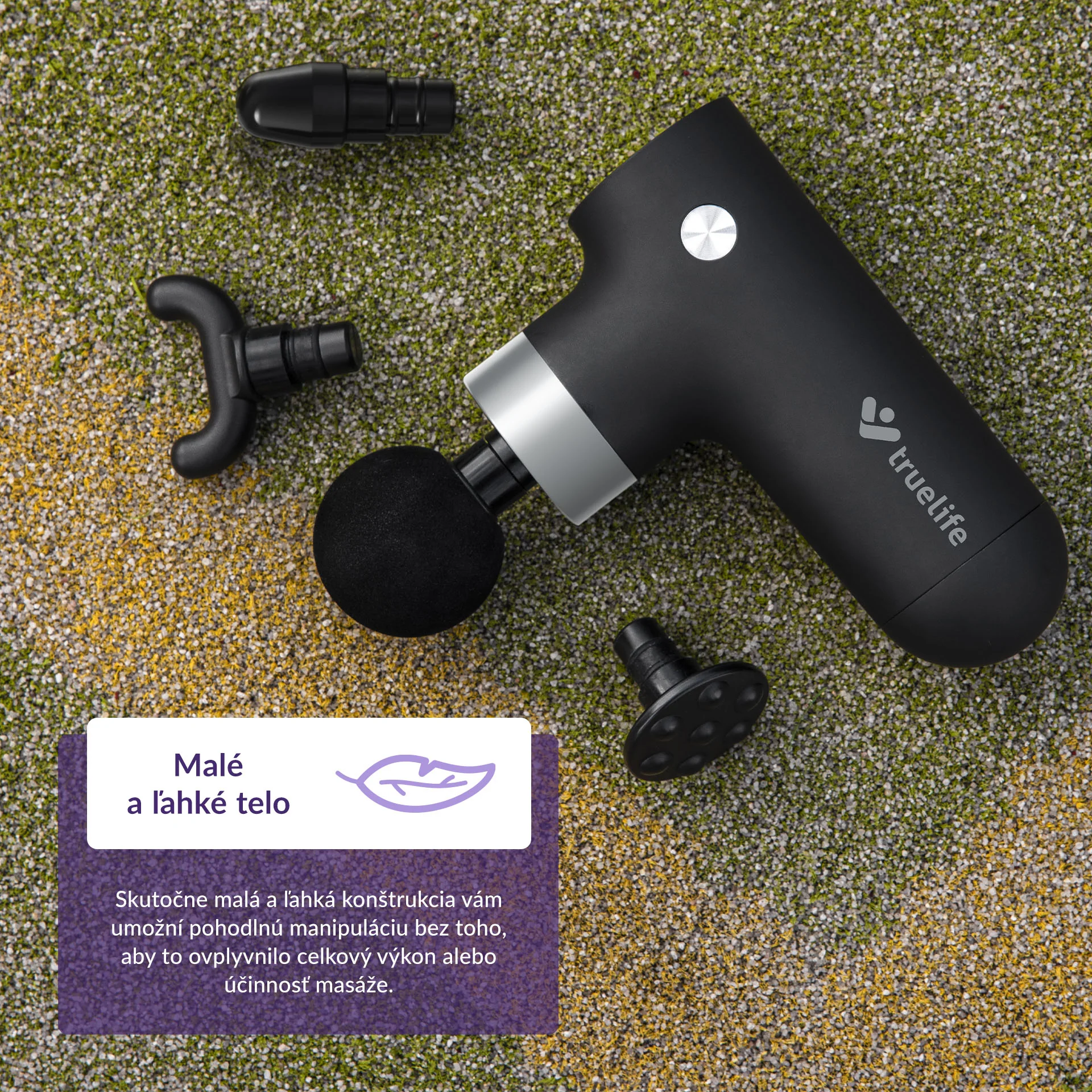 TrueLife RelaxGun G3 1x1 ks, masážna pištoľ