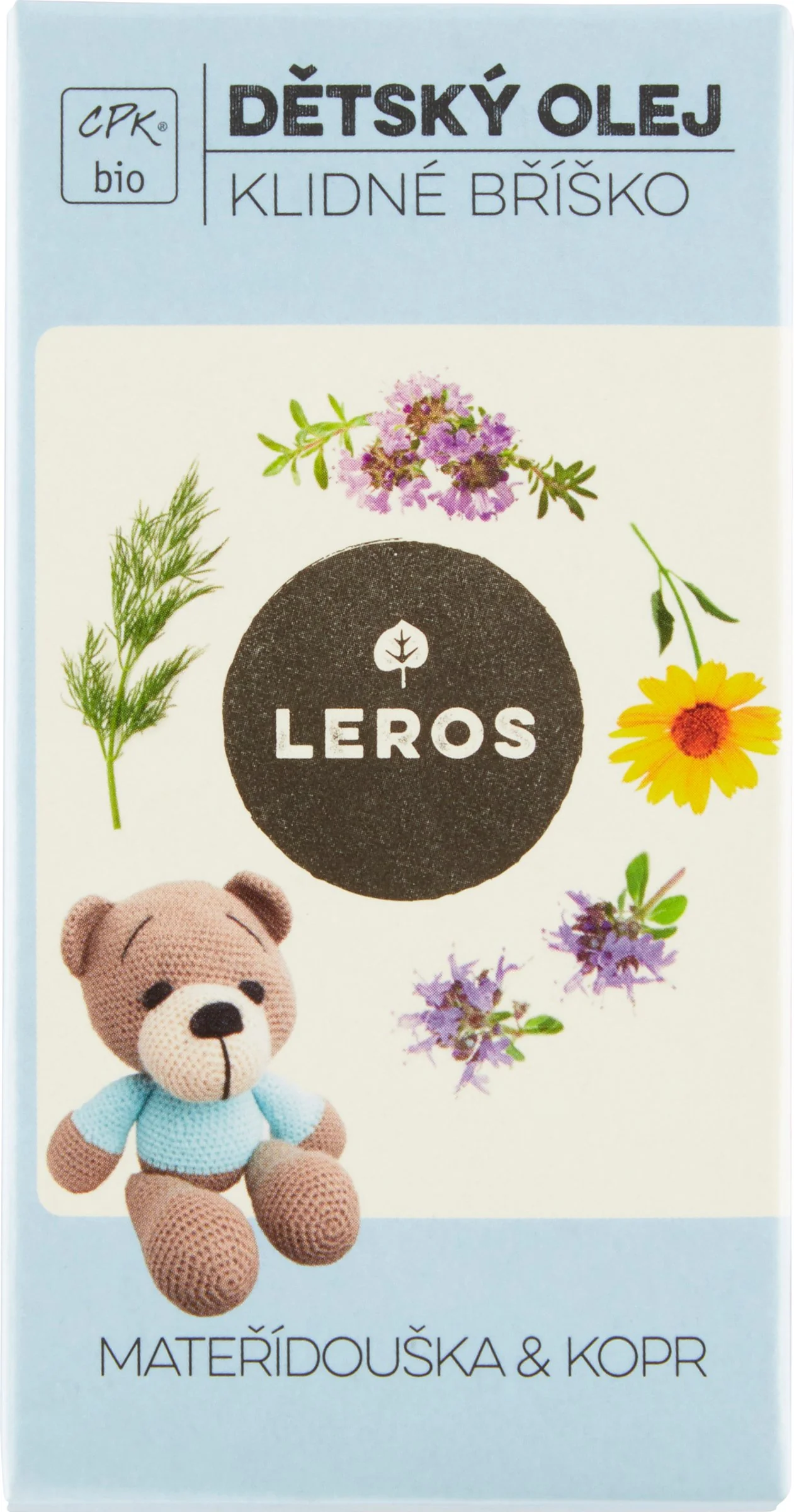 LEROS  DETSKÝ OLEJ POKOJNÉ BRUŠKO 1×60 ml, detský olej