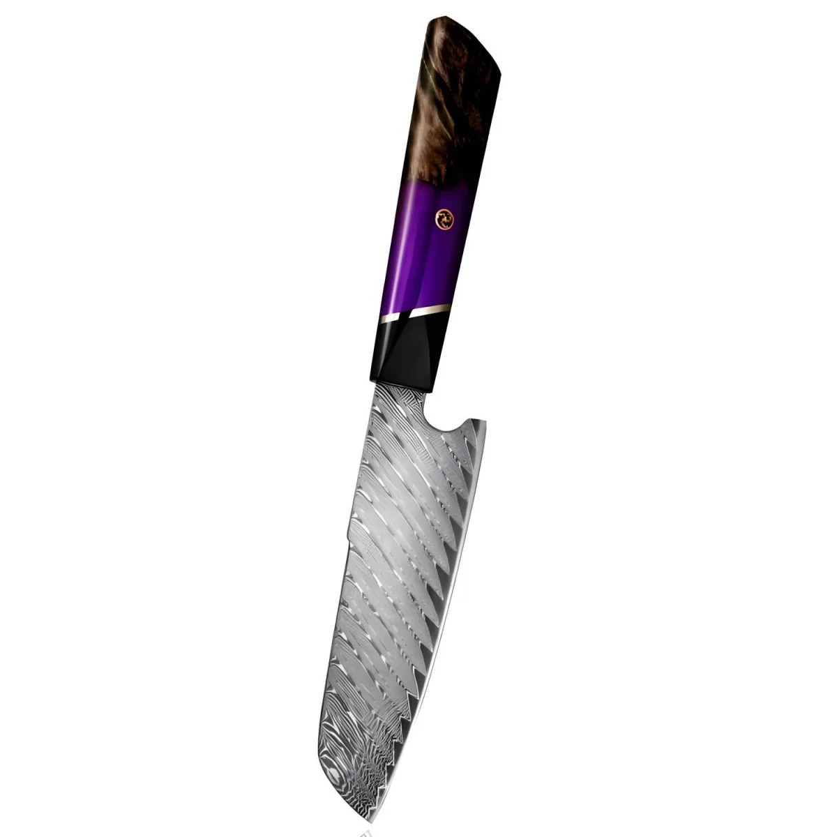 Damaškový kuchynský nôž Small Santoku 23,5cm, čepeľ 12,5cm