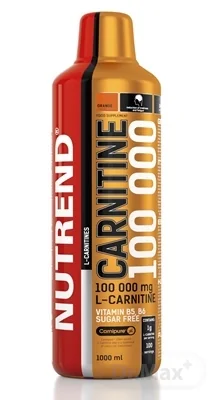 NUTREND CARNITINE 100 000 1×1000 ml, nápoj, príchuť pomaranč