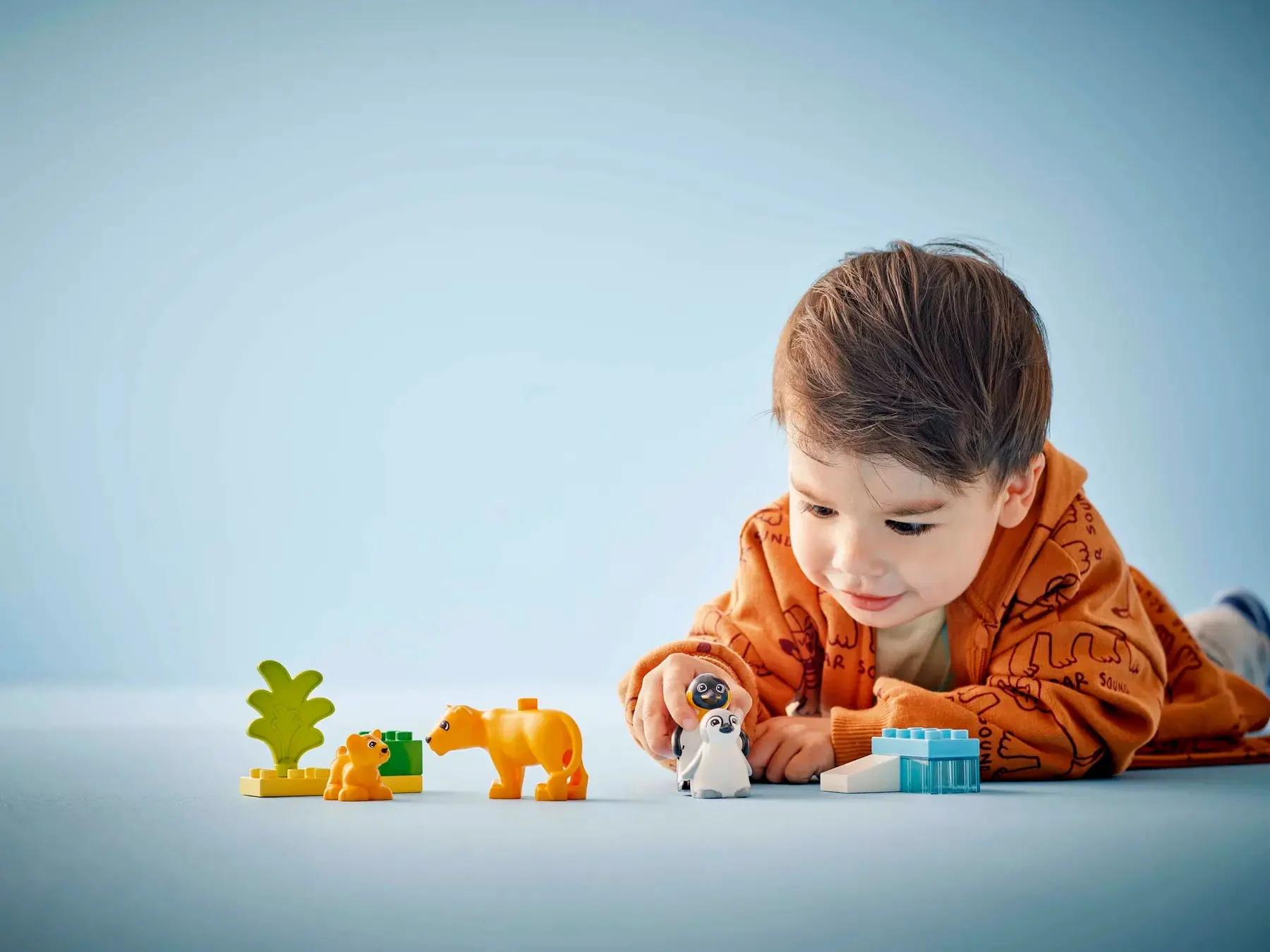 LEGO Rodinky divokých zvierat: Tučniaky a lev