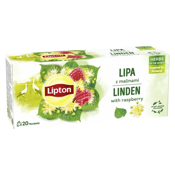 Lipton Linden with Raspberry 0,9g 20 ks