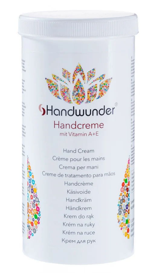 Krém na ruky s vitamínmi A a E rýchlo vstrebateľný Handwunder, 450 ml