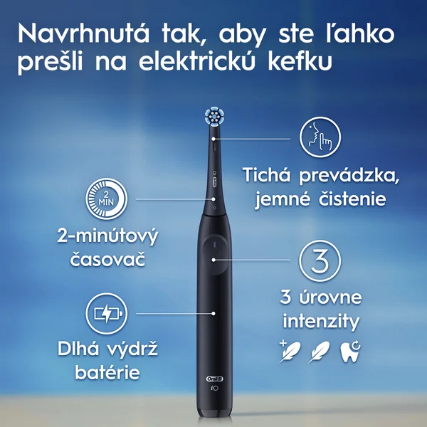 Oral-B iO 2 elektrická zubná kefka, duo čierna+lesná zelená 1 ks