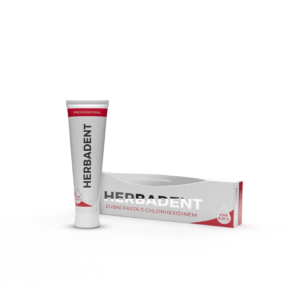 HERBADENT PROFESSIONAL zubná pasta s CHX 0,12 % 40 g