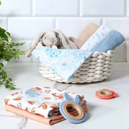 BABYONO Plienky mušelínové Super soft 3 ks - oranžová 1×3 ks, mušelínové plienky