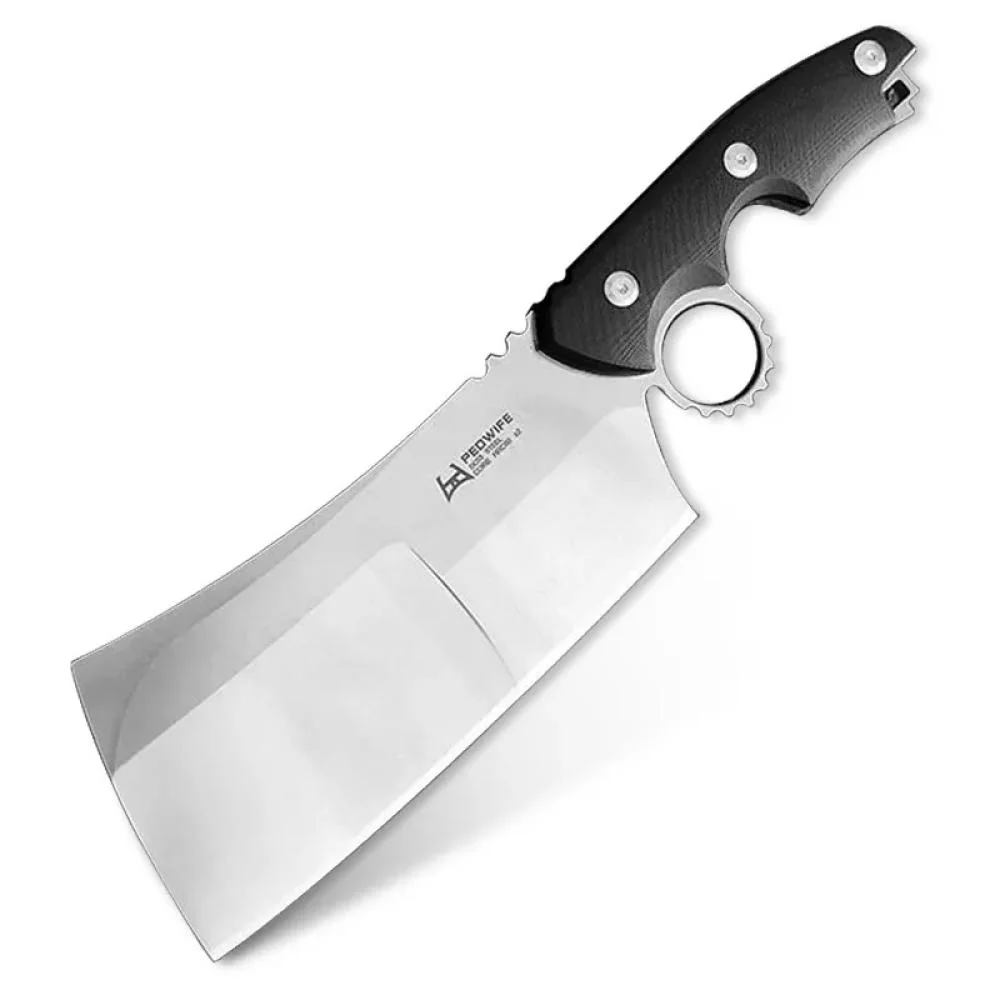 Kuchynský sekáčik Naoto - Čierna 28,3cm, 538g, DC53 steel