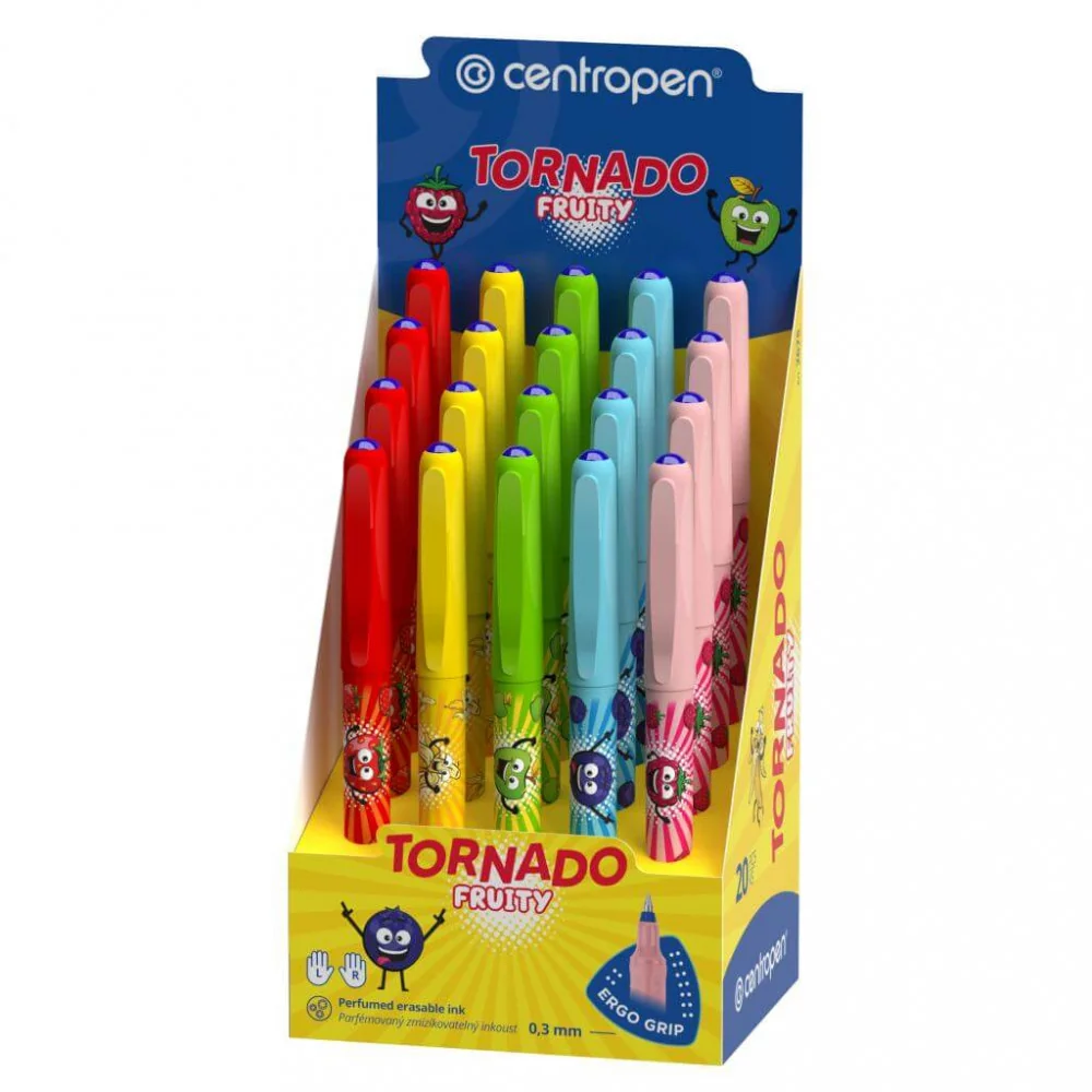 Displej Centropen roller Tornado FRUITY 2675, 20 ks-Centropen