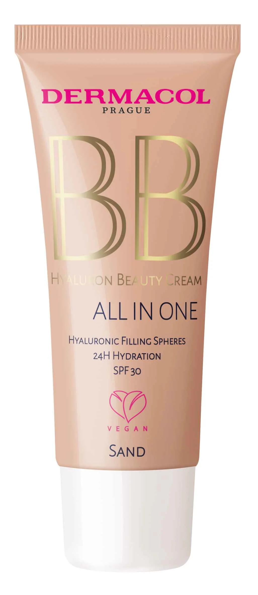 Dermacol BB hyaluronový krém SPF30 č.1 SAND 1×30 ml, krém SPF30