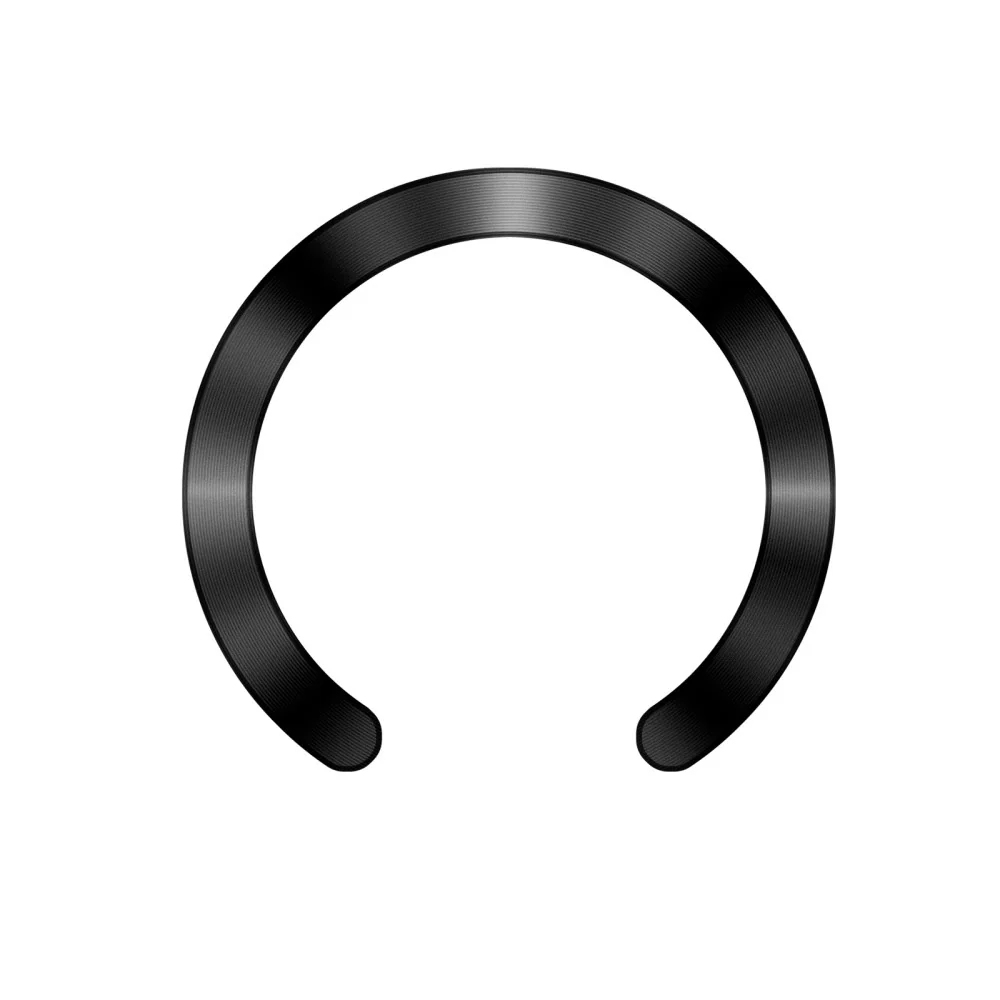 Tech-Protect Magnetic magnetický krúžok pre MagSafe 2ks, čierny / oranžový žový
