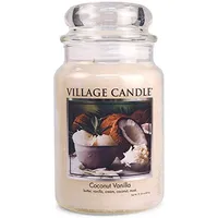 Village Candle Vonná sviečka v skle - Coconut Vanilla - Kokos a vanilka, veľká