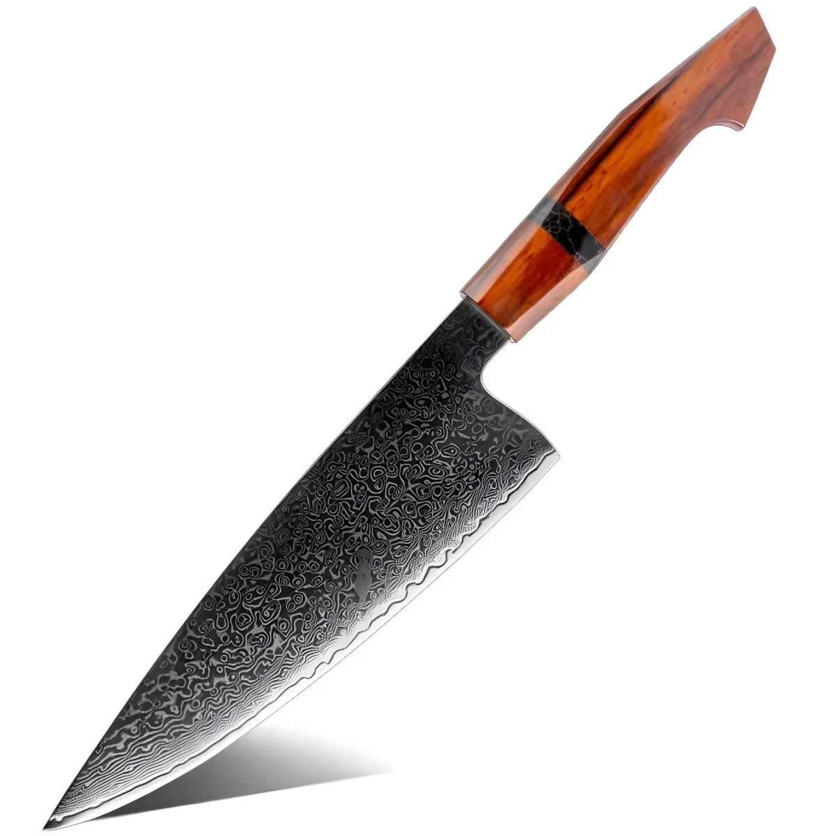 Damaškový kuchynský nôž Chef-36cm čepeľ 20,7cm H