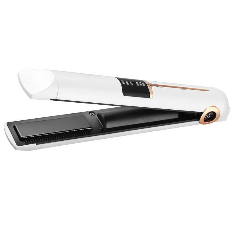 Žehlička na vlasy nabíjateľná RECHARGEABLE HAIR CURLER JC-3012 biela