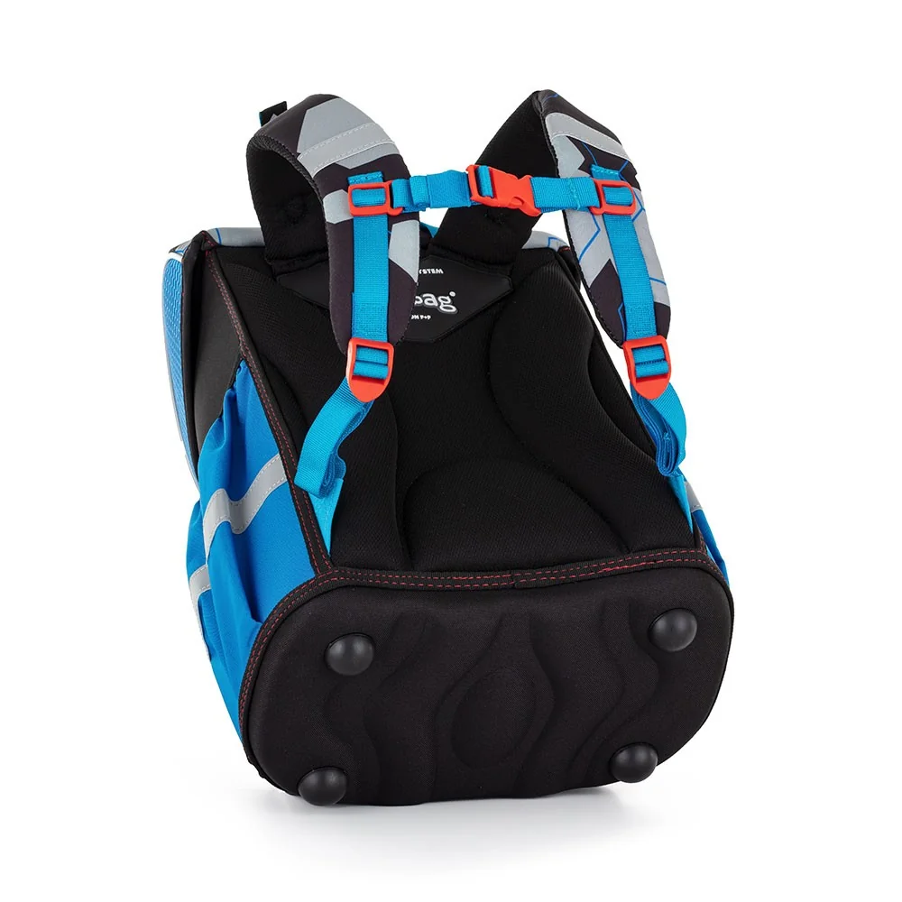 Školský batoh PREMIUM auto modrý, ergonomický
