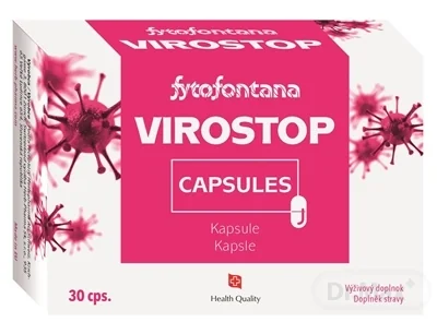 fytofontana VIROSTOP 1×30 cps, výživový doplnok