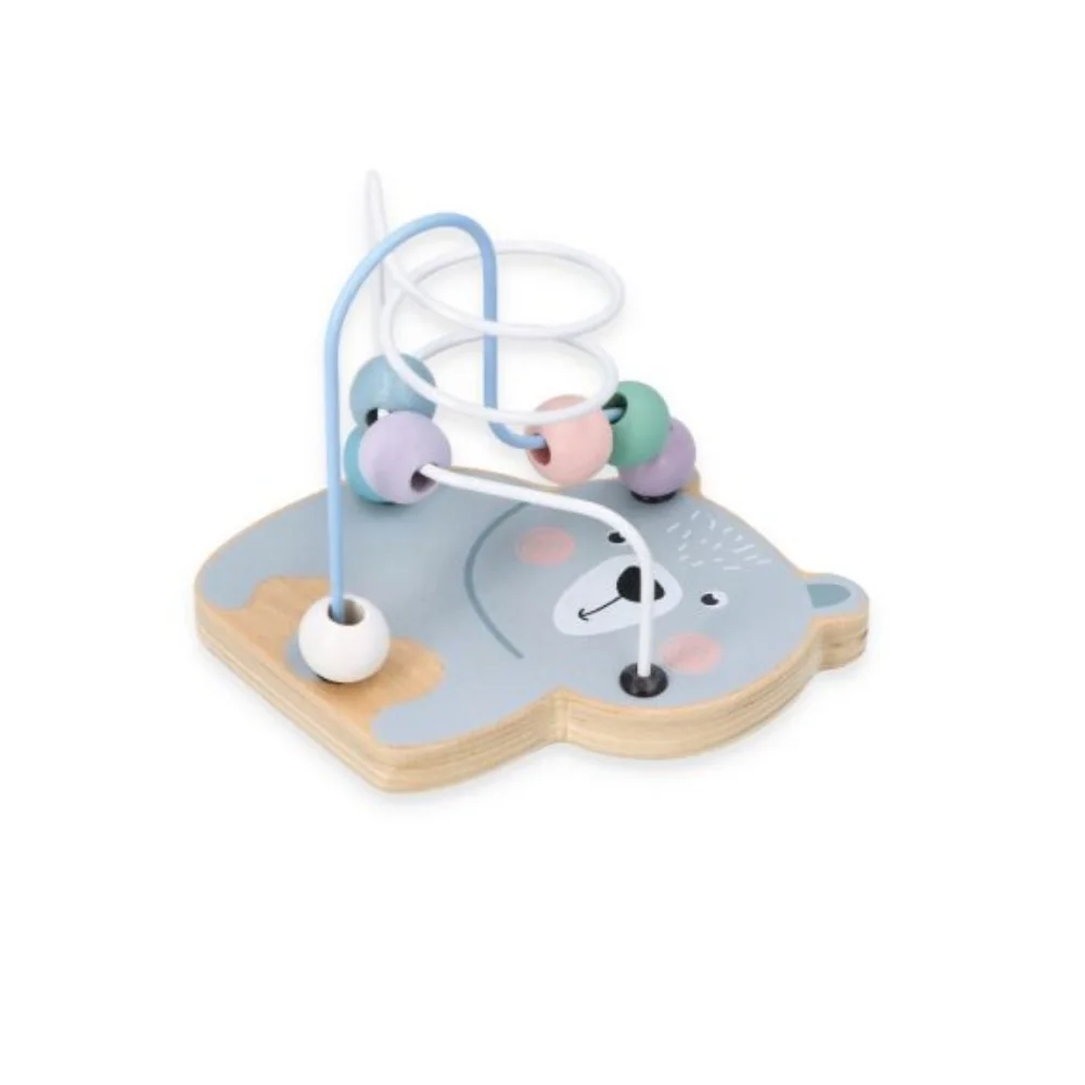 Adam Toys Edukačný labyrint Macko - modrý 