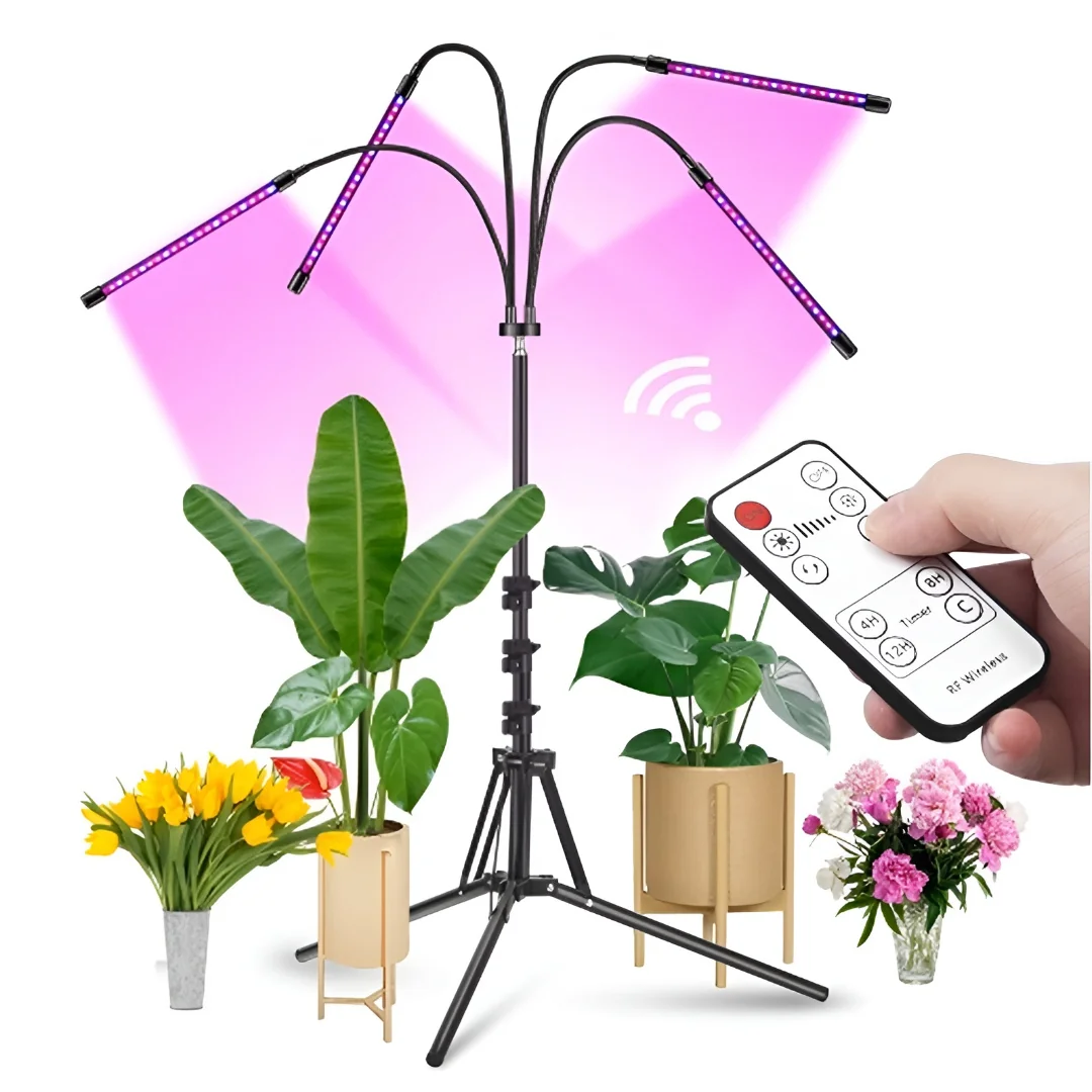 MG Plant Light Tripod LED lampa na rastliny 36W, čierna