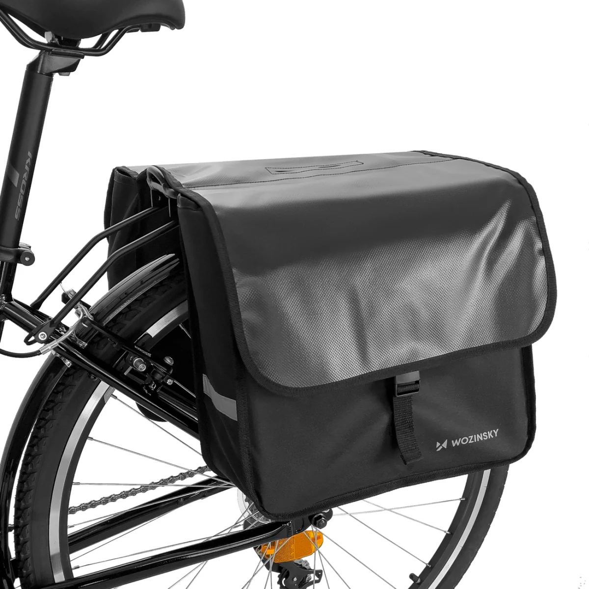 MG Bicycle Pannier cyklistická taška na bicykel 28L, čierna