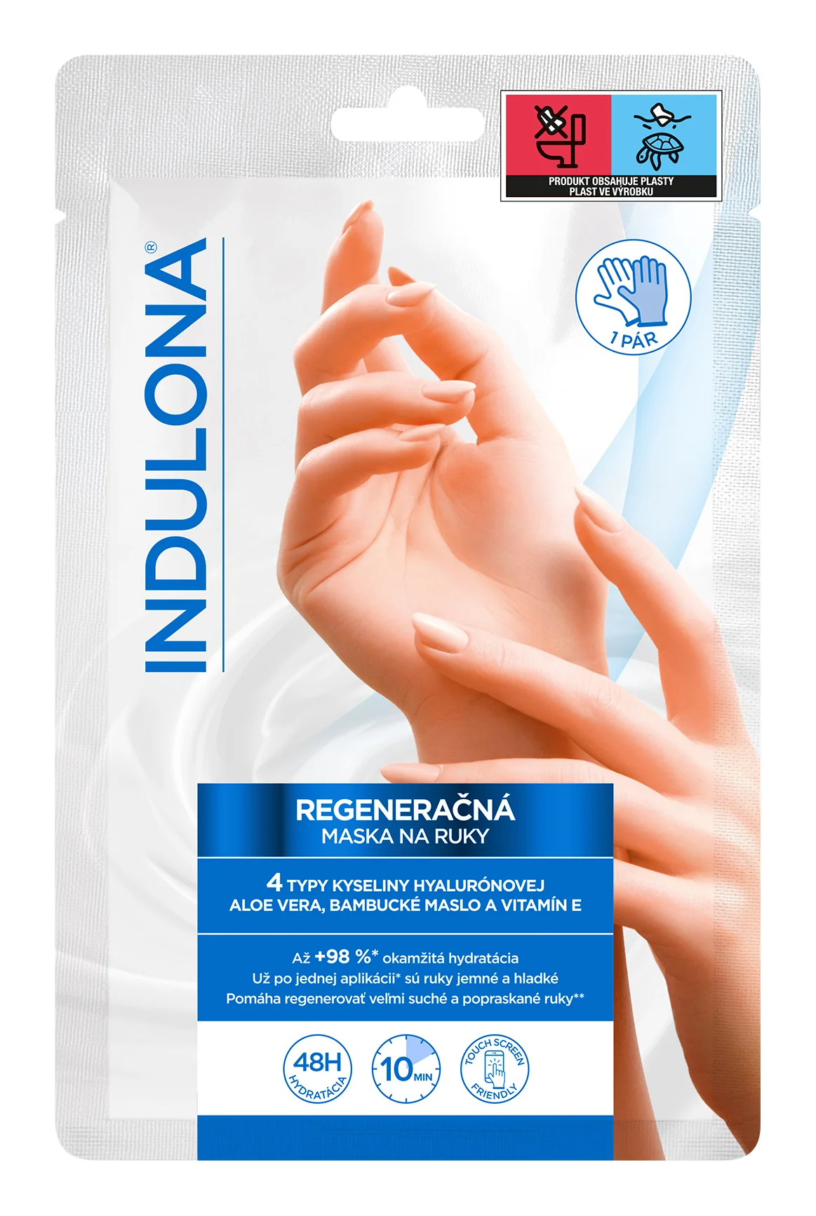 INDULONA Regeneračná maska na ruky 1 pár