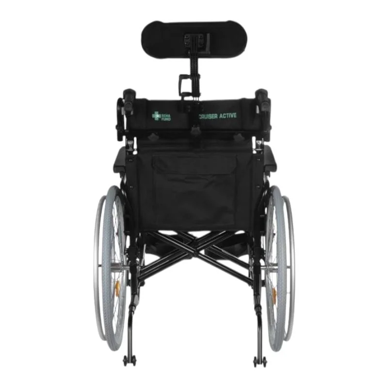 Invalidný vozík s opierkou hlavy RF-3 Cruiser Active Z, 48cm čierny Farba: čierna
