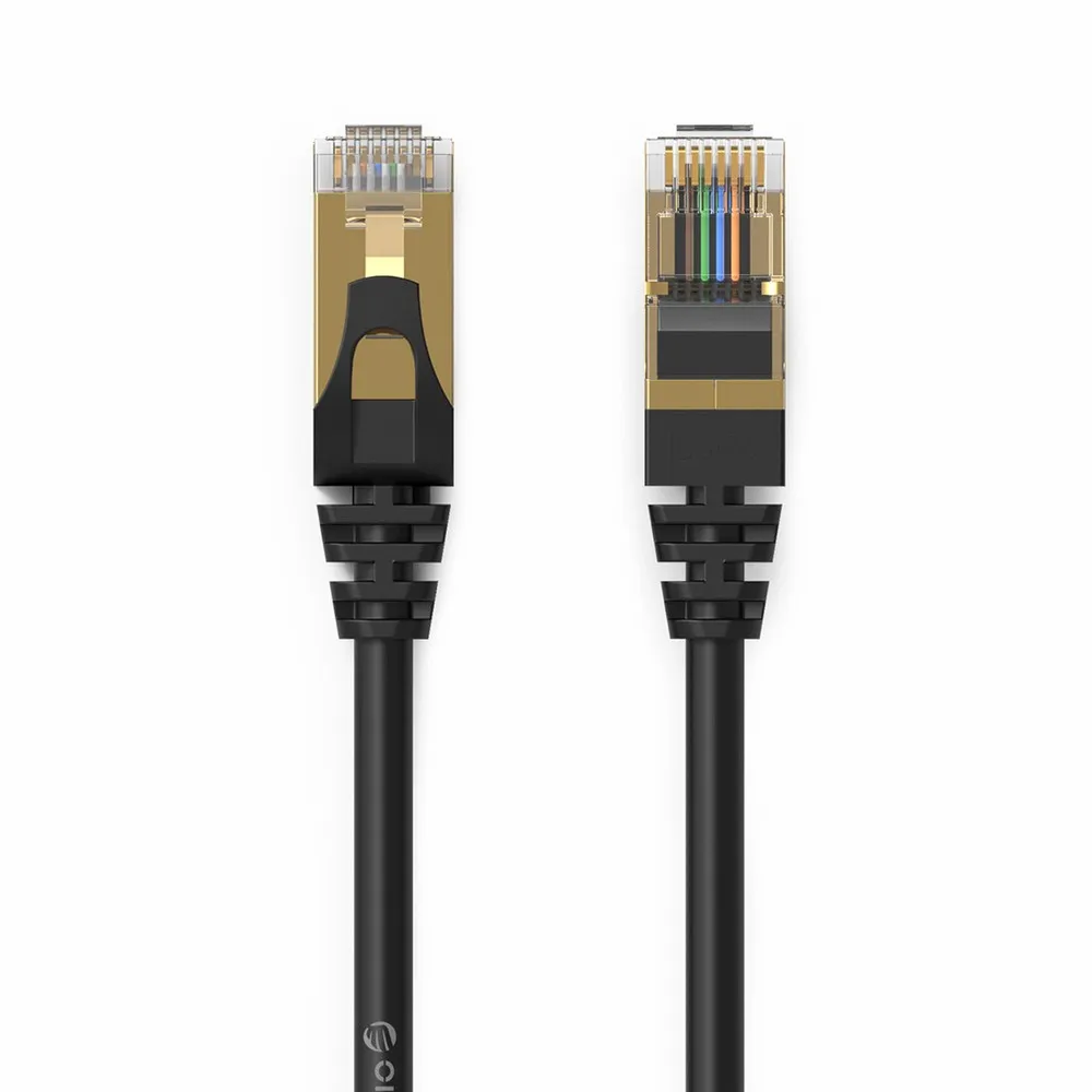 Orico PUG-C7 sieťový kábel LAN CAT7 RJ45 2m, čierny