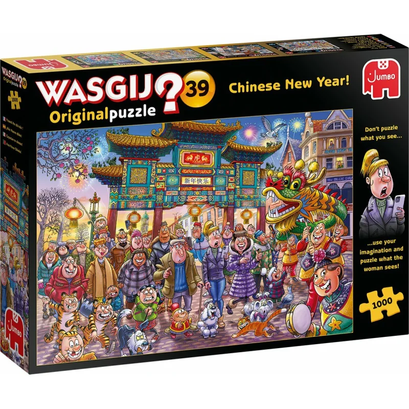 Jumbo Wasgij Puzzle - Chinese New Year! 1000 dielikov