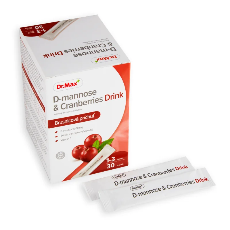 Dr. Max D-mannose & Cranberries Drink 1×30 ks, vrecká