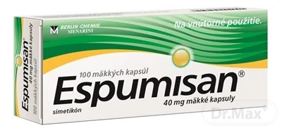 Espumisan 1×100 cps, liečba žalúdočno-črevných ťažkostí