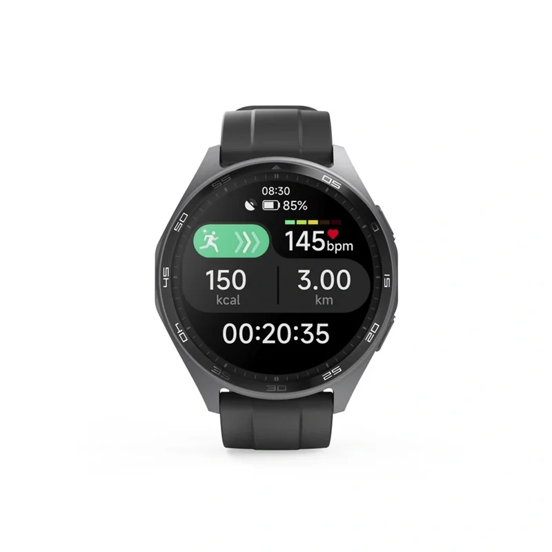 Hama 7010, smart hodinky GPS, telefonovanie, AMOLED 1,43", vode odolné IP68/3 ATM, antracitové