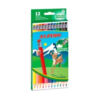 ALPINO Krabica 12 mazacích farebných ceruziek