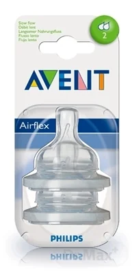 Philips AVENT CUMLÍK na fľašu Klasik 2 otvory 1×2 ks, cumlík na fľašu