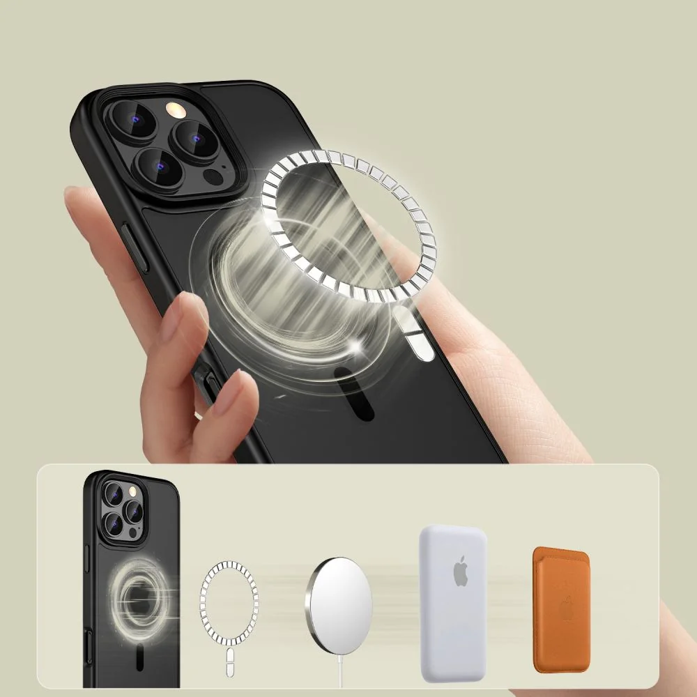 Tech-Protect Magmat MagSafe kryt na iPhone 16 Pro Max, čierny