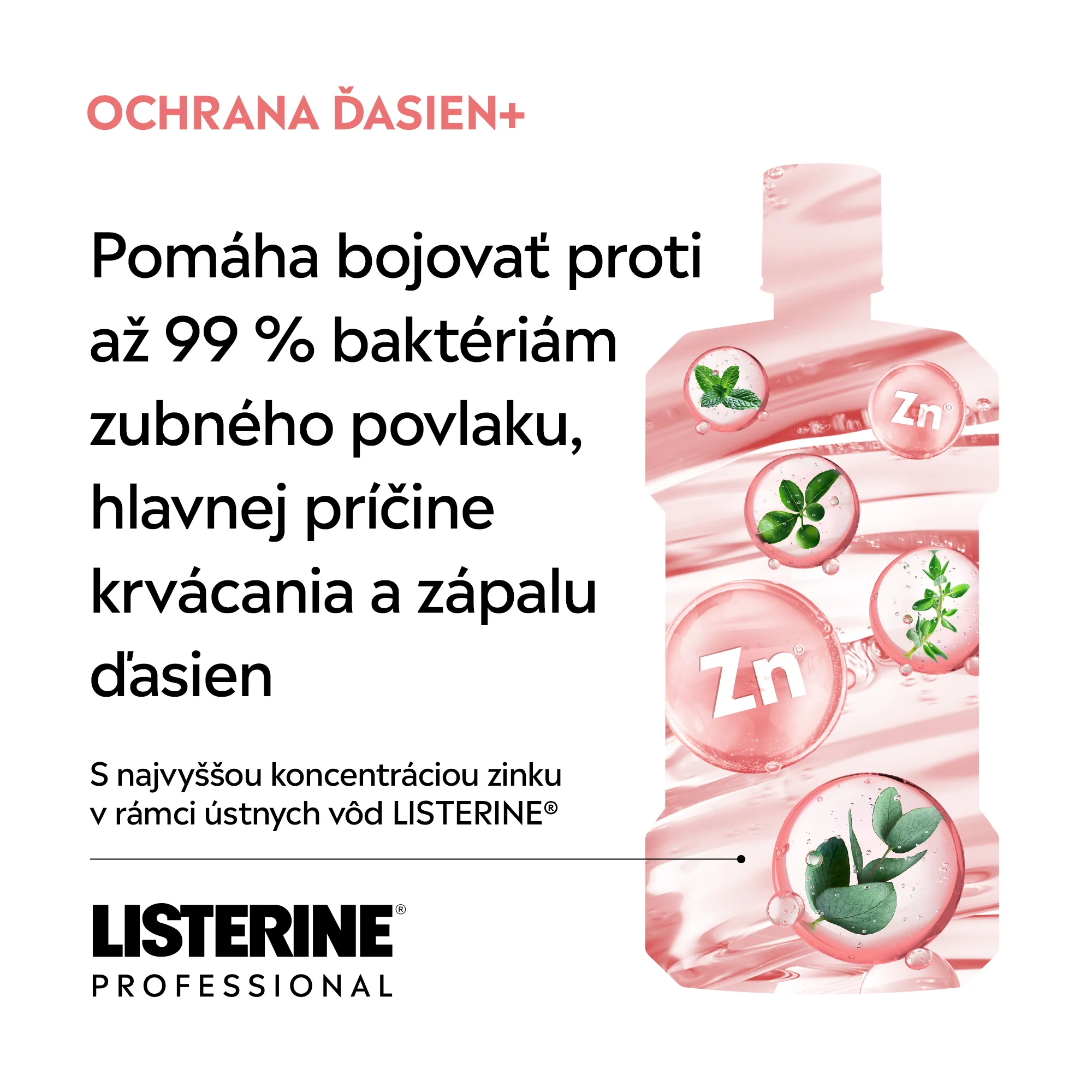 LISTERINE® LISTERINE PROFESSIONAL GUM PROTECTION+ 500 ml