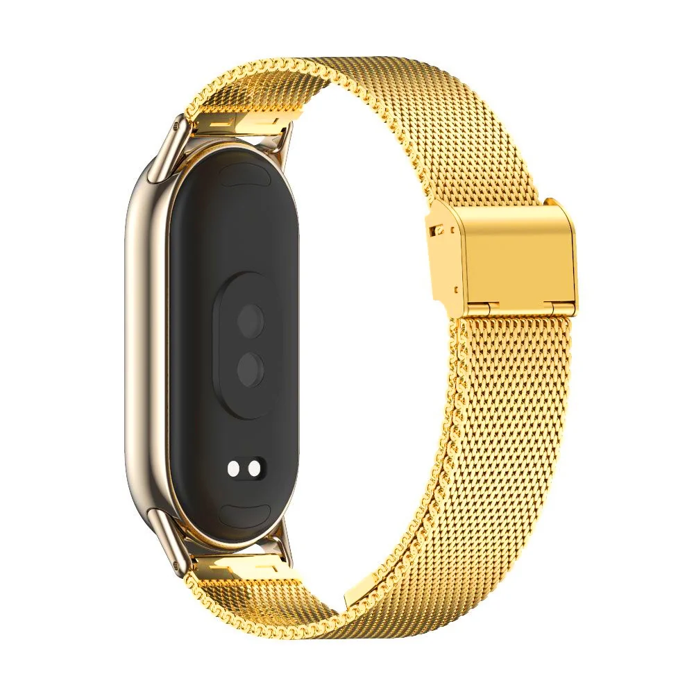 Tech-Protect Milanese remienok na Xiaomi Smart Band 8 / 9 gold