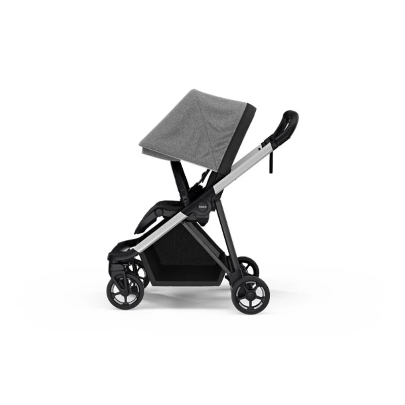 Kočík mestský Shine Grey Melange on Aluminum