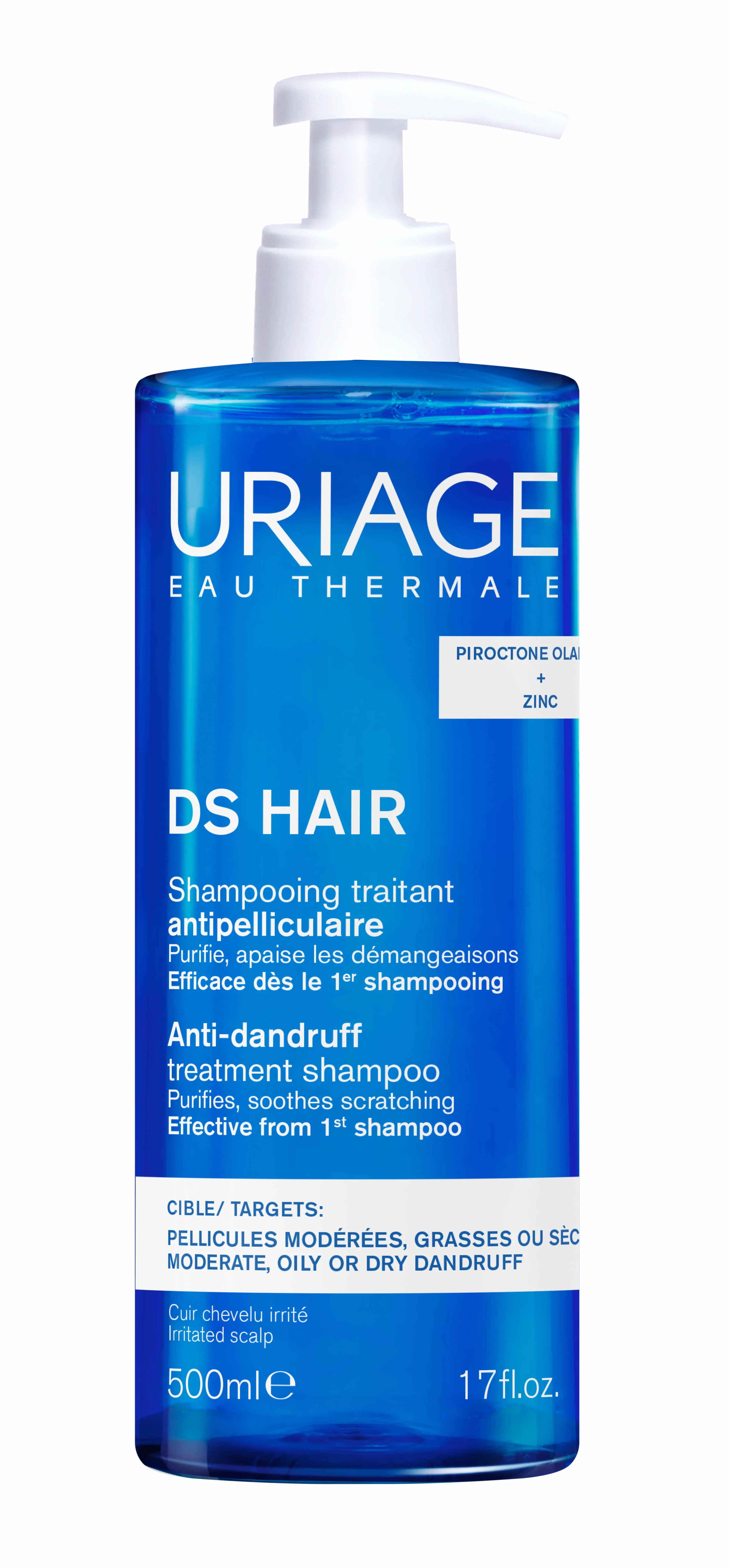 URIAGE DS HAIR ANTI-DANDRUFF SHAMPOO 500 ml