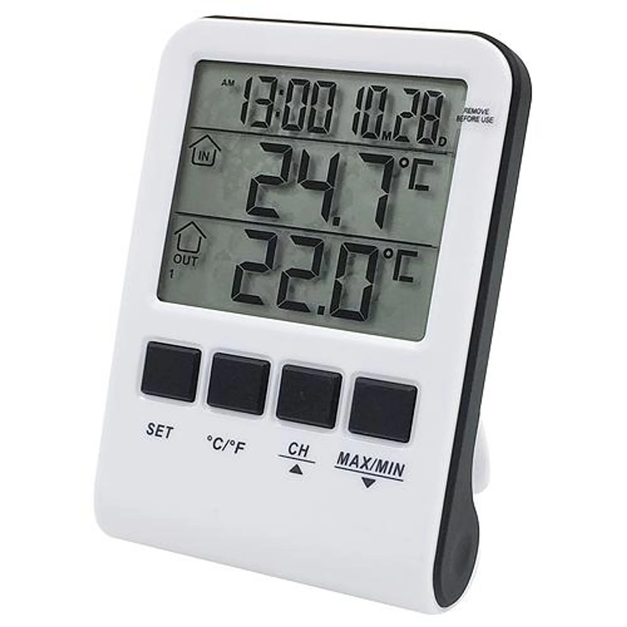Strend Pro digitálna meteostanica TMW15 mini, 1 ks Bezdrôtová, vonkajší senzor, 100x70x20 mm