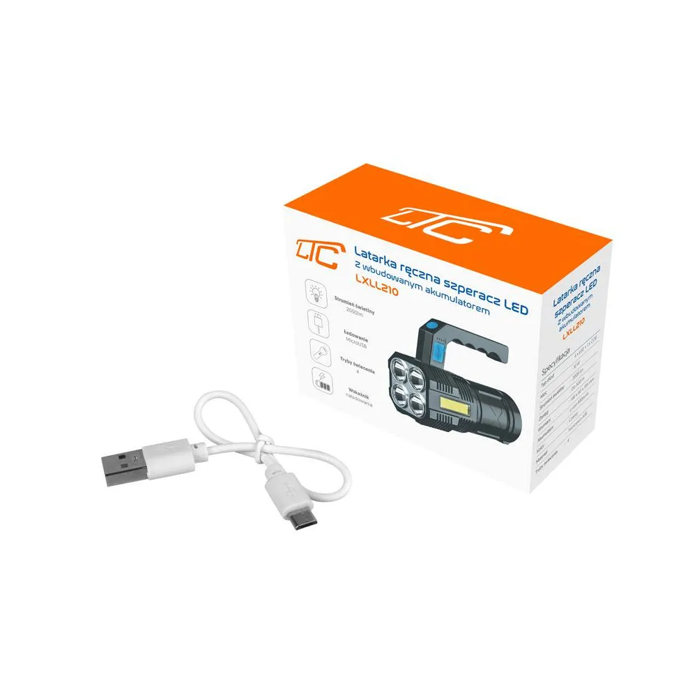 Svietidlo LED ACCU LTC LXLL210 10W+1W 2000lm (WN10)