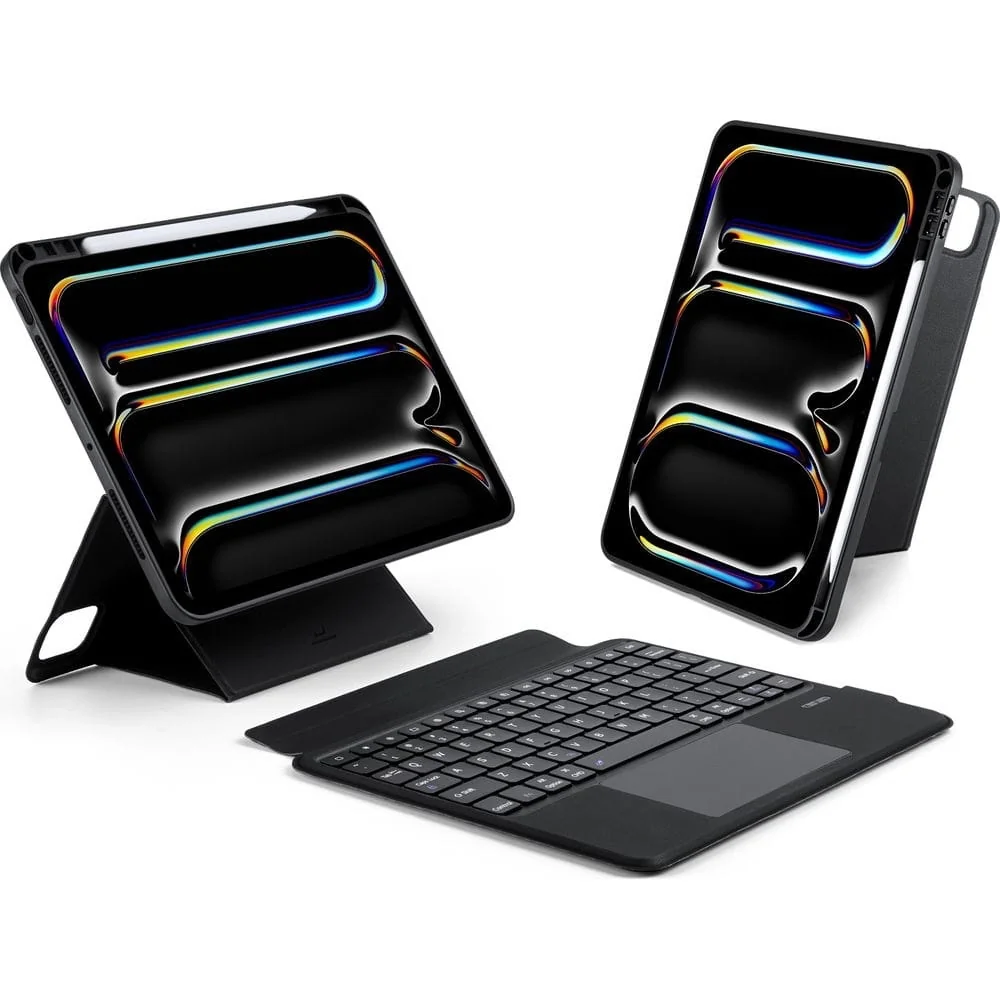 Dux Ducis DK puzdro s klávesnicou na iPad Pro 11'' 2024, čierne