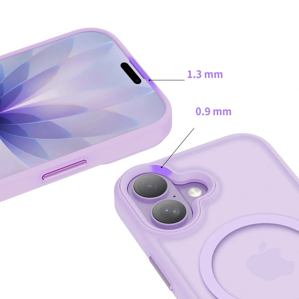 Tech-Protect MagMat MagSafe kryt na iPhone 17, fialový