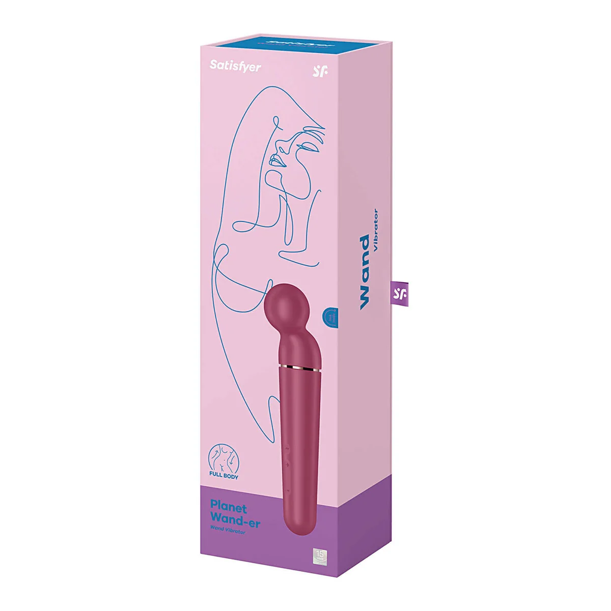 SATISFYER Planet Wand-er Berry - Masážna hlavica