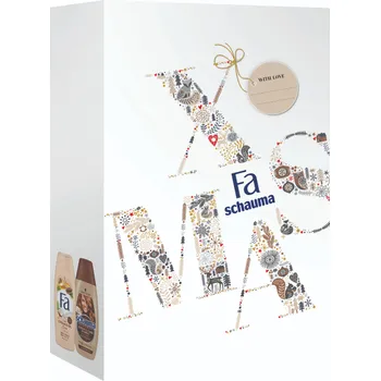 Vianočná kazeta Fa a Schauma Cream béžová 1×1 set, darčeková sada od Fa a Schauma pre ženy