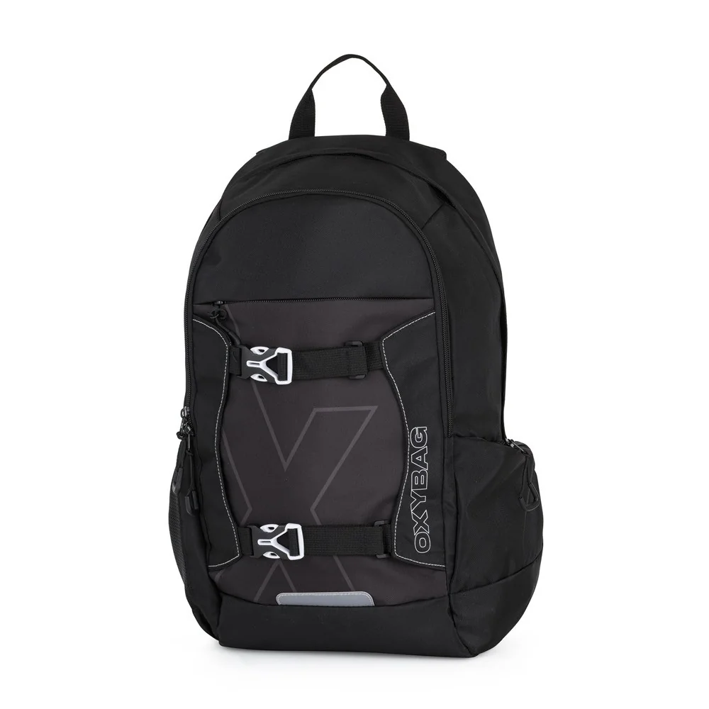 Študentský batoh OXY ZERO Black White čierno-biely
