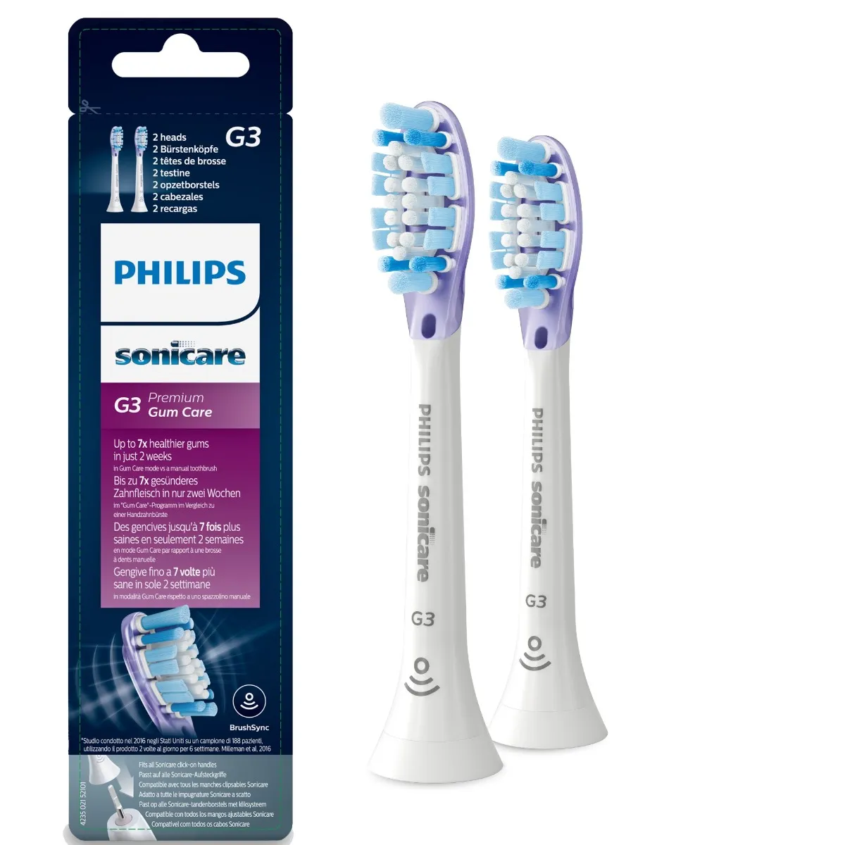 Philips Sonicare Premium Gum Care HX9052/17 1×2 ks, náhradné hlavice