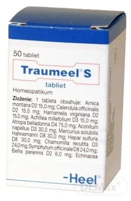Traumeel S tablety 1×50 tbl, homeopatický liek